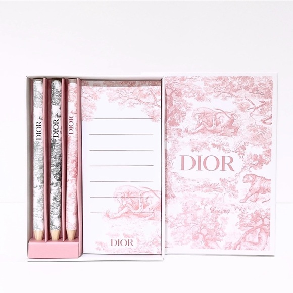 Dior Other - Dior Pink and White Stationary Set